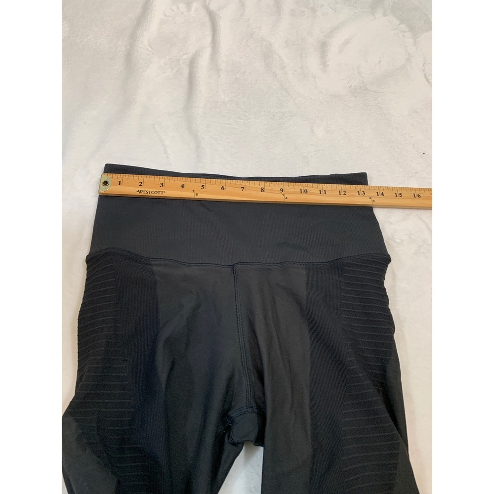 Nike Dri-FIT Zonal Strength Training Tights Womens Large Black Cropped Leggings - Picture 8 of 10